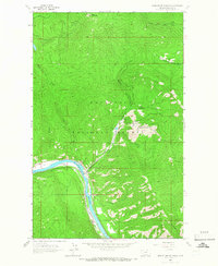 Vermiculite Mountain 1963 topographic map thumbnail