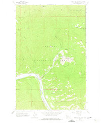 Vermiculite Mountain 1963 topographic map thumbnail
