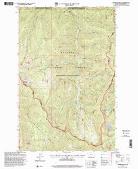 Vermilion Peak 1997 topographic map thumbnail