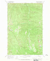 Vermilion Peak 1966 topographic map thumbnail