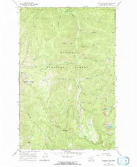 Vermilion Peak 1966 topographic map thumbnail