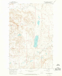 Veseth Reservoir 1965 topographic map thumbnail