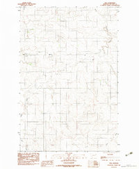 Vida 1983 topographic map thumbnail