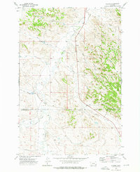 Volborg 1973 topographic map thumbnail