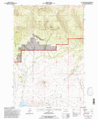 Volcano Butte 1995 topographic map thumbnail