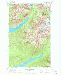 Vulture Peak 1968 topographic map thumbnail