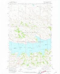 Wagon Coulee 1971 topographic map thumbnail