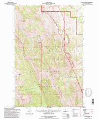 Walling Reef 1995 topographic map thumbnail