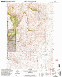 Wallrock 2000 topographic map thumbnail