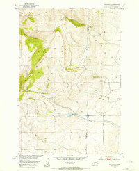 Wallrock 1951 topographic map thumbnail