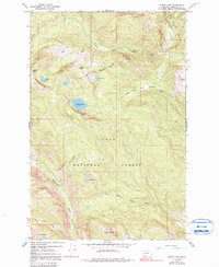 Wapiti Lake 1965 topographic map thumbnail