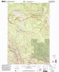 Wapiti Lake 1999 topographic map thumbnail
