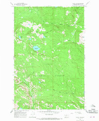 Wapiti Lake 1965 topographic map thumbnail