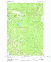 Wapiti Lake 1965 topographic map thumbnail