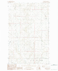 Wards Dam 1984 topographic map thumbnail