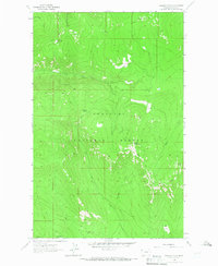 Warland Peak 1963 topographic map thumbnail