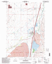 Warm Springs 1996 topographic map thumbnail