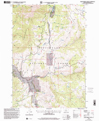 Warm Springs Creek 1997 topographic map thumbnail