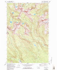 Warren Peak 1962 topographic map thumbnail