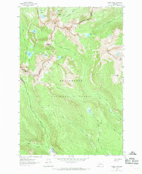 Warren Peak 1962 topographic map thumbnail