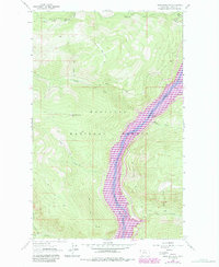 Webb Mountain 1963 topographic map thumbnail