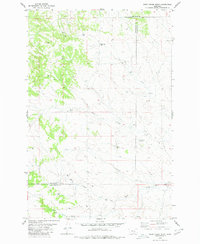 Weed Creek West 1980 topographic map thumbnail
