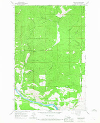 Weeksville 1964 topographic map thumbnail