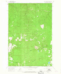 West Fork Butte 1964 topographic map thumbnail