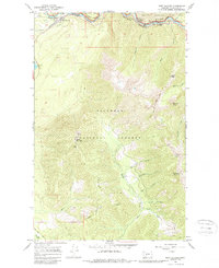 West Glacier 1964 topographic map preview