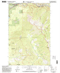 West Glacier 1994 topographic map thumbnail