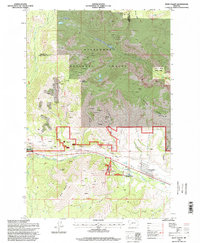 West Valley 1996 topographic map thumbnail