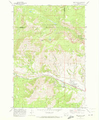 West Valley 1971 topographic map thumbnail