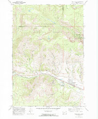 West Valley 1971 topographic map thumbnail