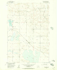 Wheat Basin 1956 topographic map thumbnail