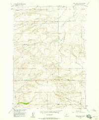 Wheat Basin SW 1956 topographic map thumbnail