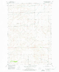 Wheat Basin SW 1956 topographic map thumbnail