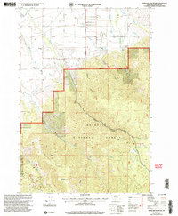 Wheeler Mountain 2000 topographic map thumbnail