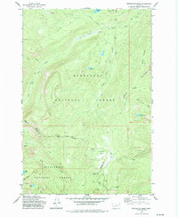 Whetstone Ridge 1974 topographic map thumbnail