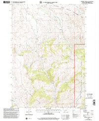 Whiskey Spring 1997 topographic map thumbnail