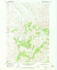 Whiskey Spring 1968 topographic map thumbnail
