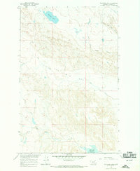Whitcomb Lake 1965 topographic map thumbnail