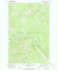 Whitcomb Peak 1970 topographic map thumbnail