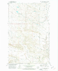 White Horse Coulee 1973 topographic map thumbnail