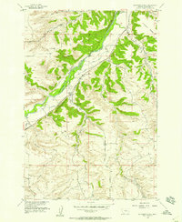 Whitebird School 1955 topographic map thumbnail