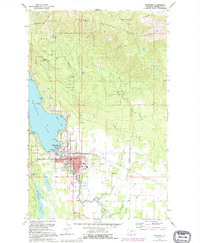 Whitefish 1991 topographic map thumbnail