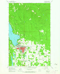 Whitefish 1962 topographic map thumbnail