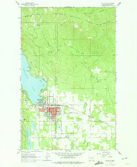 Whitefish 1962 topographic map thumbnail