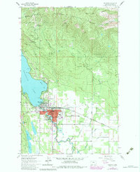 Whitefish 1962 topographic map thumbnail