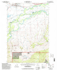 Whitehall 1996 topographic map thumbnail