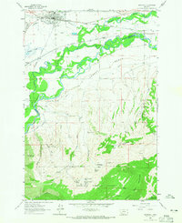 Whitehall 1963 topographic map thumbnail